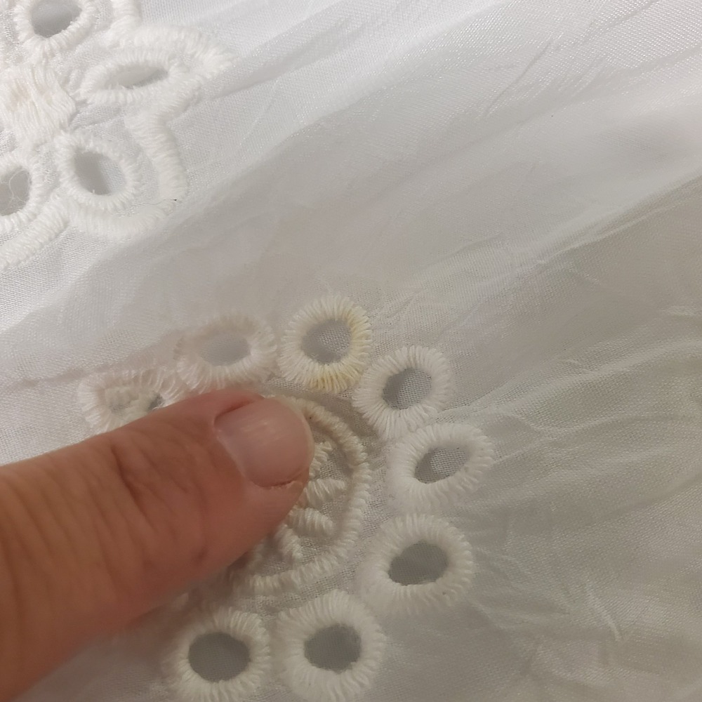 Johnny Was Womens Sami Embroidered Tunic Top Size S White Cottagecore Prairie - Picture 11 of 14